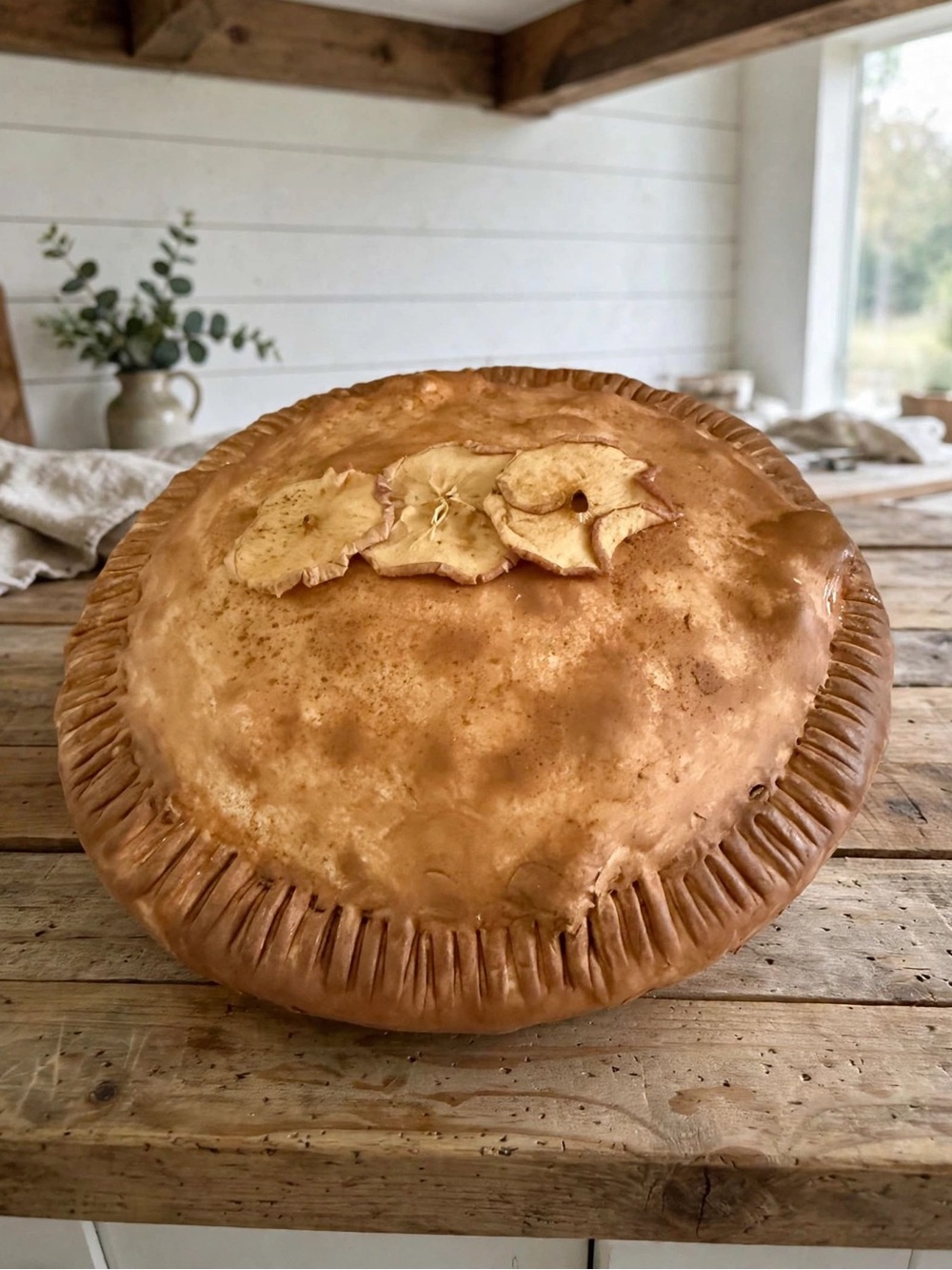 Fake Baked Faux Apple pie - Picture 4 of 5